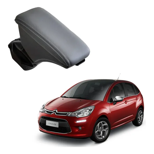 Apoio Braço Central Porta Objetos P/ Citroen C3 2011 À 2019