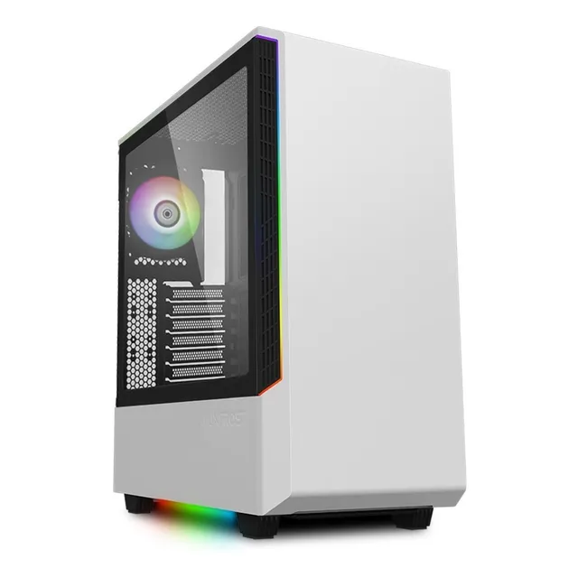 Gabinete Munfrost Panda Rgb Cristal Templado Argb Atx Color Negro
