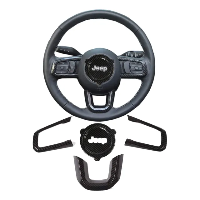Moldura De Volante Compatible Con Jeep Wrangler 2018 - 2025
