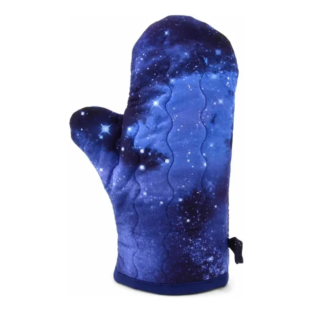Agarrador Algodon Azul Hecho Mano
