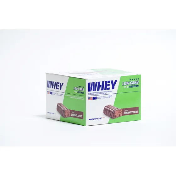 Low Carb Protein Bar Mervick X 12 Unidades Snack Proteico