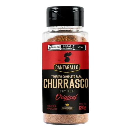 Dry Rub Cantagallo 120g - Tempero Completo e Saboroso para Carnes