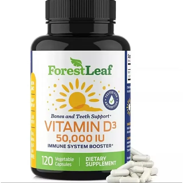 Vitamina D3 50.000 Iu 120 Cápsulas
