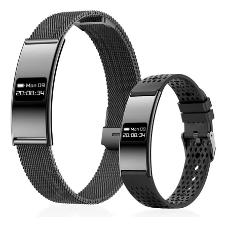 Pulsera Inteligente Tizoop Smart Bracelet Hombre Mujer, Ultradelgada, Ipx8 Impermeable, Frecuencia Cardíaca, Podómetro Reloj Deportivo Para Exteriores