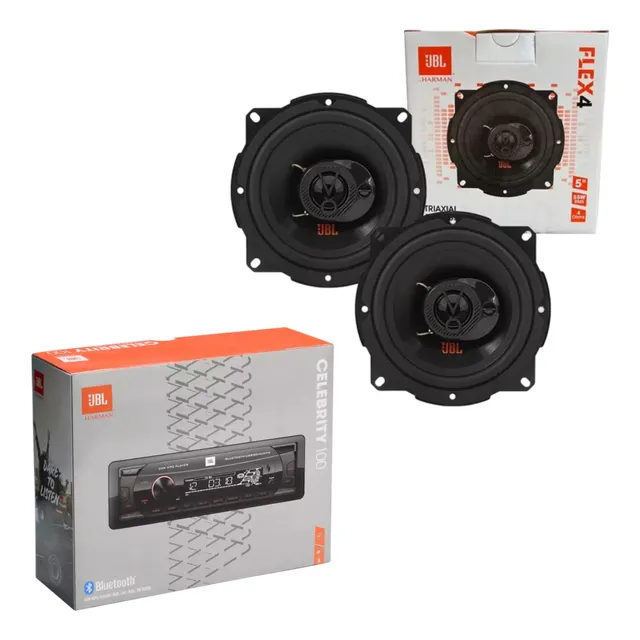 Combo Jbl Radio + Parlantes 5 Pulgadas (sin Instalar)