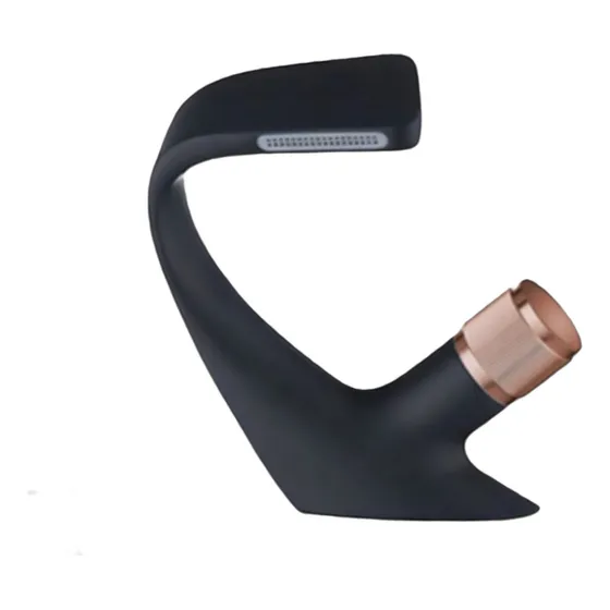 Griferia Canilla Baño Monocomando Diseño Cascada Mate Color Negro