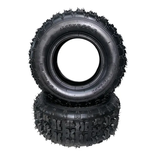 Juego De Llanta 13x5.00-6 Para 50cc, Go Kart (usan Camara)