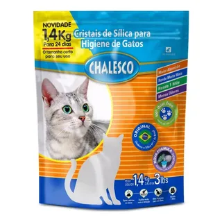 Areia SanitĂĄria Pet Gato Cristais De SĂlica 1,4kg Chalesco Areia SanitĂĄria Pet Gato Cristais De SĂlica 1,4kg Chalesco