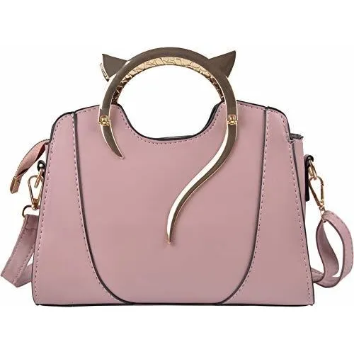 Qzunique Mujeres Moda Top Handle Cute Cat Cross Body Xdn1d