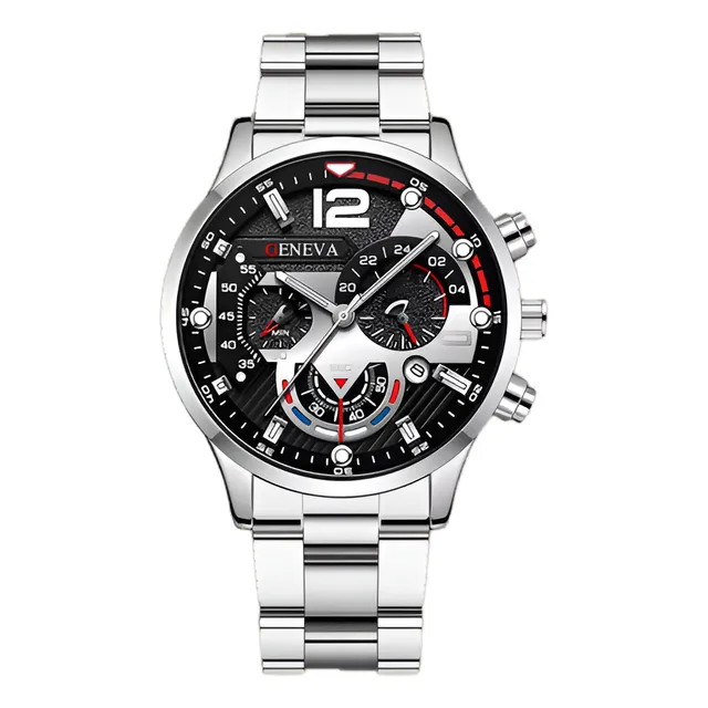 Reloj Geneva Para Caballeros Acero