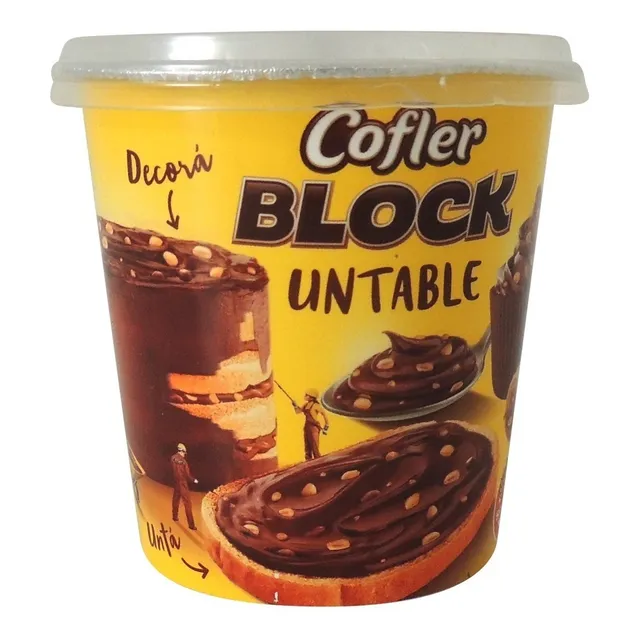 Relleno Untable Cofler Block X 290 Grs