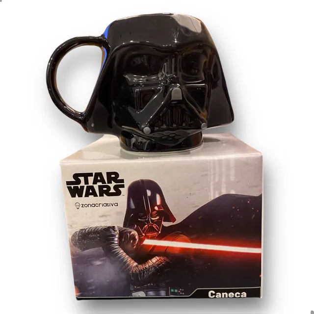 Caneca Star Wars Darth Vader 3d Geek Presente Cafe Diferente
