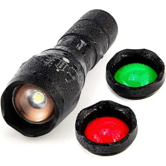 Ultrafire A100 Linterna Led Táctica Mini,800 Lumen Hun...