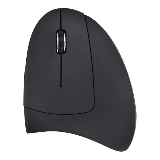 Mouse vertical sem fio recarregável Vinik PM300 preto