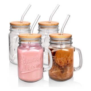 Anotion Vasos Para Beber Mason Jar Tarros De Vidrio De 16 Anotion Vasos Para Beber Mason Jar Tarros De Vidrio De 16