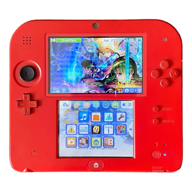 Nintendo 2ds Mario Kart 7 Crimson Red 2/rojo Carmesí
