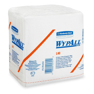 Wypall L40 Toallas Limpiadoras De 1/4 De Doblez - 1,008/paq Wypall L40 Toallas Limpiadoras De 1/4 De Doblez - 1,008/paq