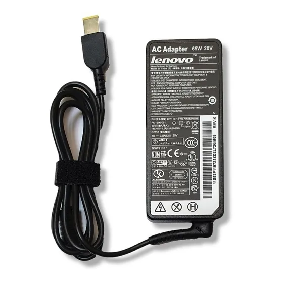 Cargador Laptop Lenovo 20v 3.25a Plug Rectangular Tipo Usb