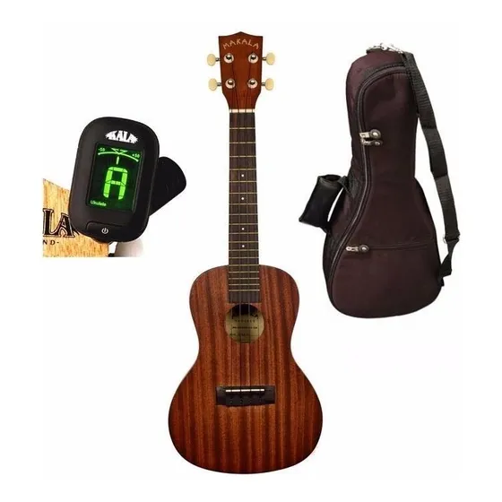 Kala Mk C Pack Ukelele Concierto Afinador Funda Serie Makala
