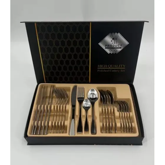 Set De Servicios Acero Inolvidable Piezas Elegantes