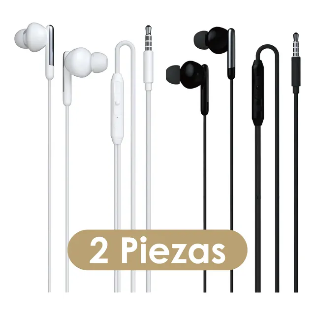 Audífonos Mvpsmart Xk101 N+b 3.5mm 2 Piezas Gamer In-ear