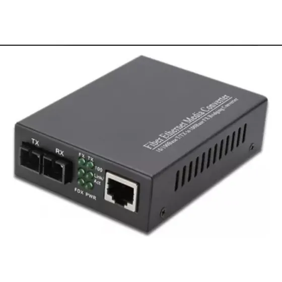 Convertidor De Fibra 2 Puertos Sfp Vacio A Utp Rj45