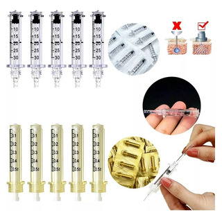 Kit 8 Seringas Intradermoterapia Pressurizada 0,3ml E 0,5ml Kit 8 Seringas Intradermoterapia Pressurizada 0,3ml E 0,5ml