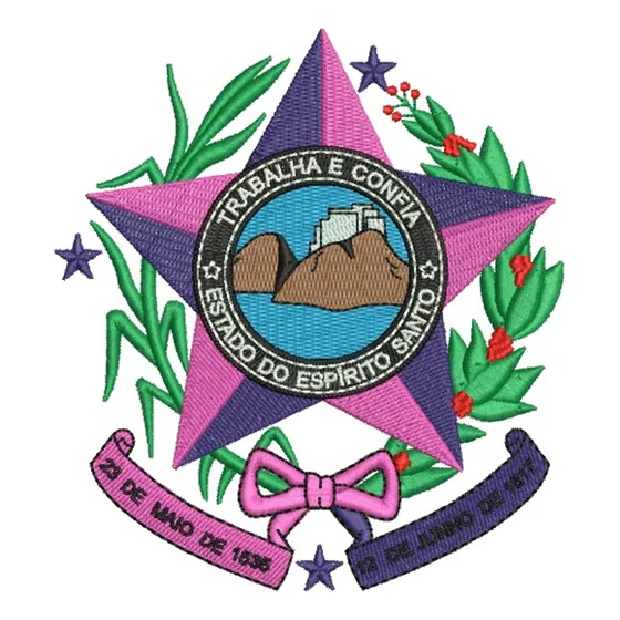 Matriz De Bordado Brasão Estado Do Espírito Santo