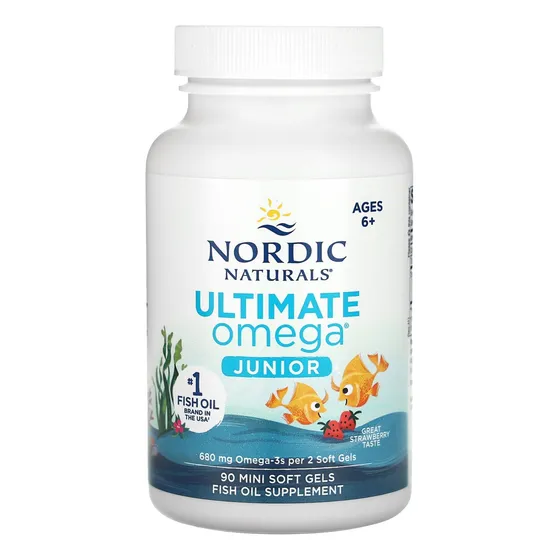 Omega 3 Nordic Naturals Ultimate Omega Junior Niños Frutilla Frutilla