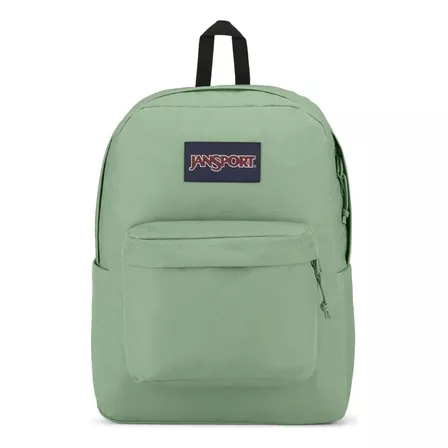 Mochila Jansport Superbreak Plus Loden Frost Color Verde claro