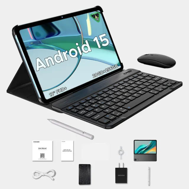 Doogee T36 Android 15 Tablet 12 Pulgadas Con Teclado