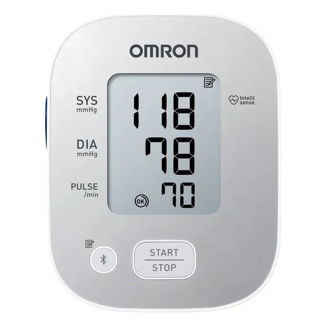 Tensiómetro Digital Automático De Brazo Omron Hem-7144t2 Color Blanco