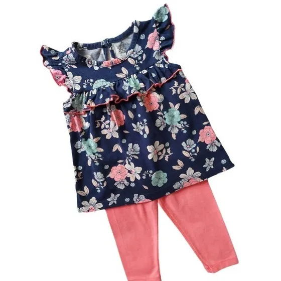 Conjunto Para Niña. Vestido Y Pantalón.  Marca: Just One You