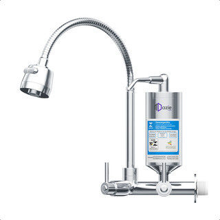 Torneira De Cozinha Com Filtro Carbon Block Bica Flexível Móvel Com Arejador 2 Modos De Jato Dazie Metais Torneira De Cozinha Com Filtro Carbon Block Bica Flexível Móvel Com Arejador 2 Modos De Jato Dazie Metais