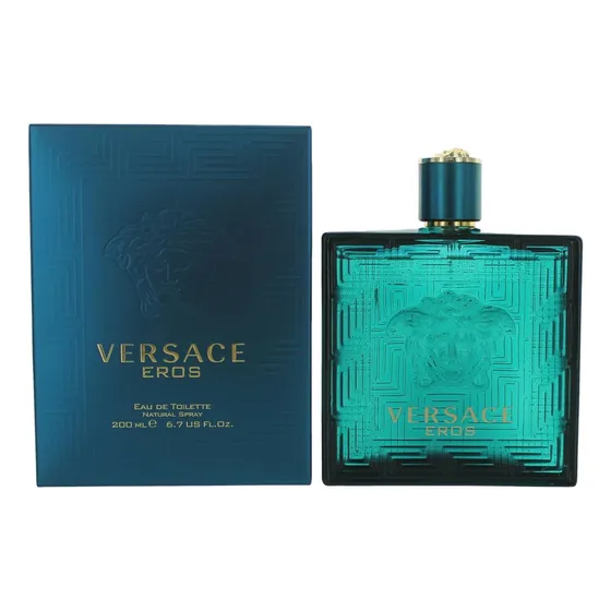 Perfume Versace Eros Eau De Toilette 200 Ml Para Hombre
