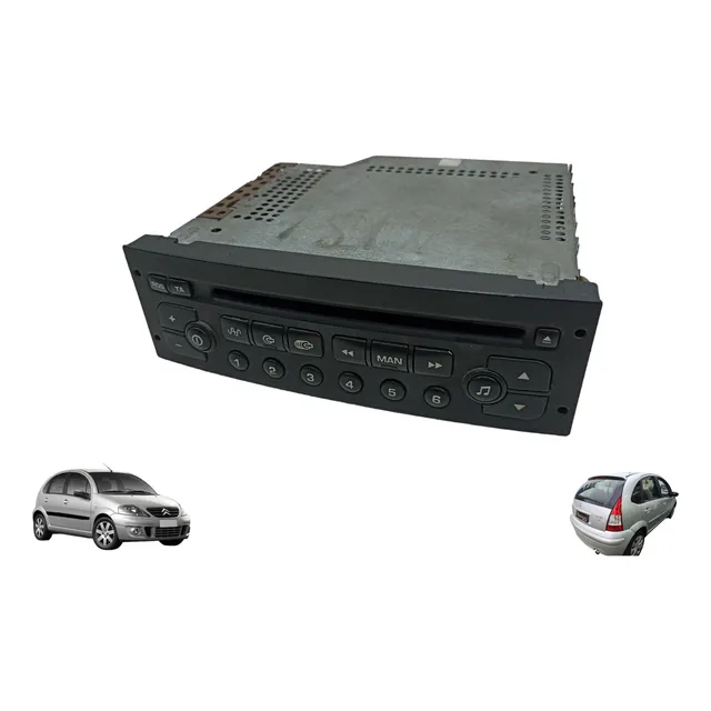 Radio Estereo Cd Citroen C3 2009 2012 Usado Original