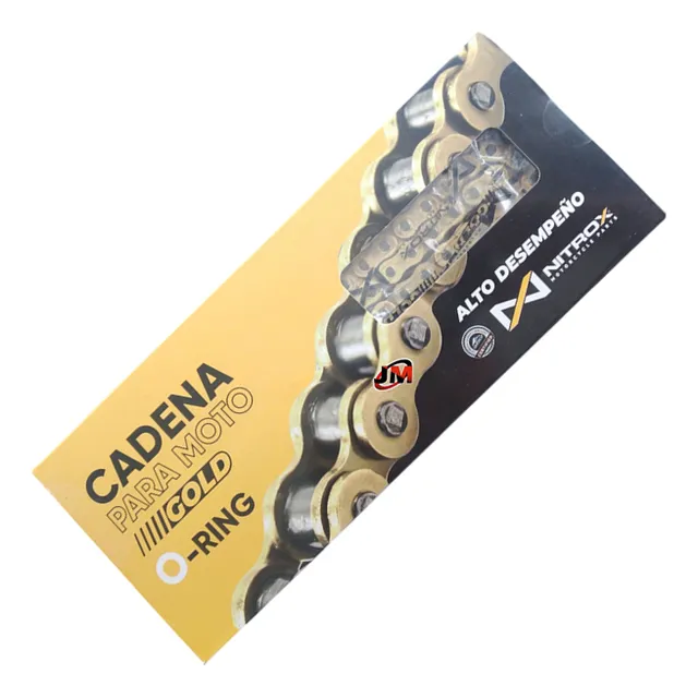 Cadena 428ho-132l Dorada Orring Nitrox Auteco
