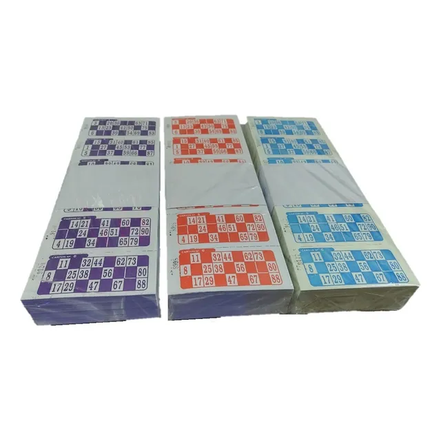 3 Pack De 1008 C/u Cartones Cupones Bingo Papel Troquelado