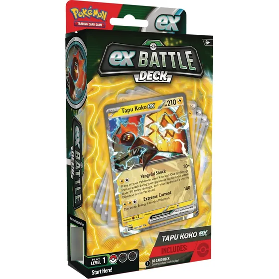 Pokemon Tcg Tapu Koko Ex Battle Deck Idioma Ingles