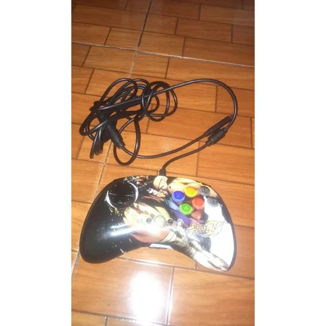 Control Xbox360 Alambrico Edición Especial Street Fighter Iv