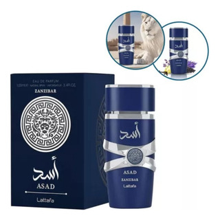 Gd Perfume Árabe Lattafa Asad Zanzibar, 100 Ml, Original Gd Perfume Árabe Lattafa Asad Zanzibar, 100 Ml, Original