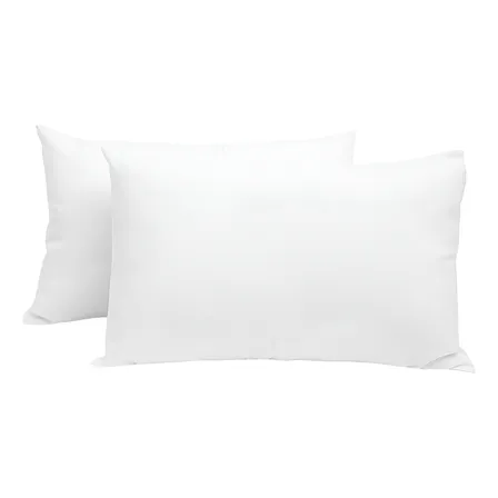 Almohadas 2 Pack Estándar Microfibra Media Blancos Azteca