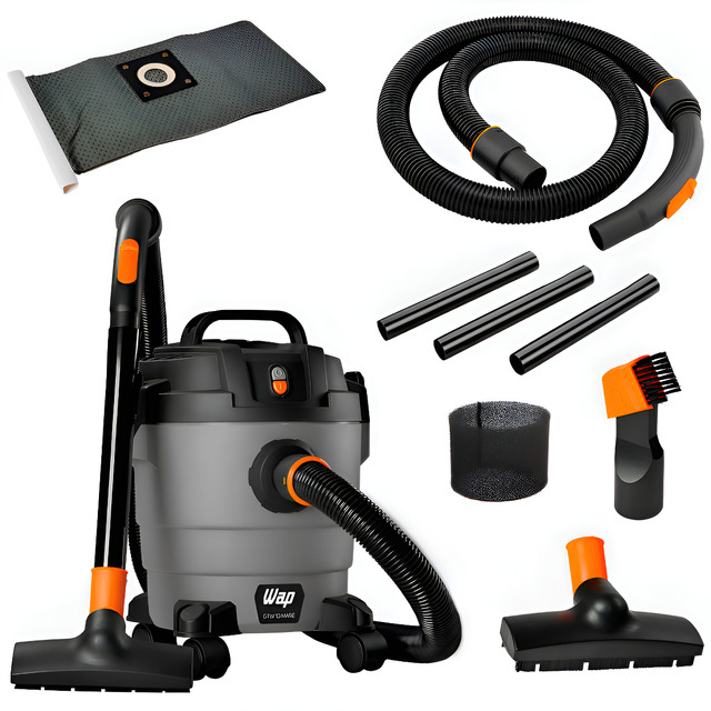 Aspirador De Pó E Água E Soprador Wap Gtw Maré 10l 1400w Cor Cinza Aspirador De Pó E Água E Soprador Wap Gtw Maré 10l 1400w Cor Cinza