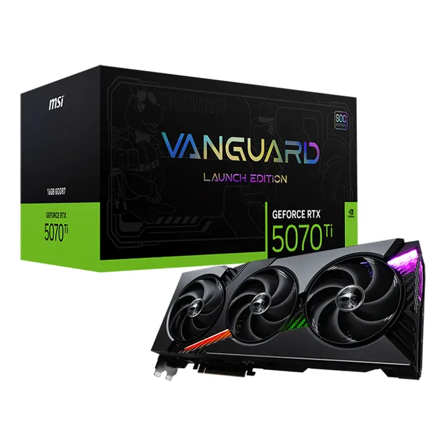 Tarjeta De Video Msi Rtx 5070 Ti Vanguard 16gb Gddr7