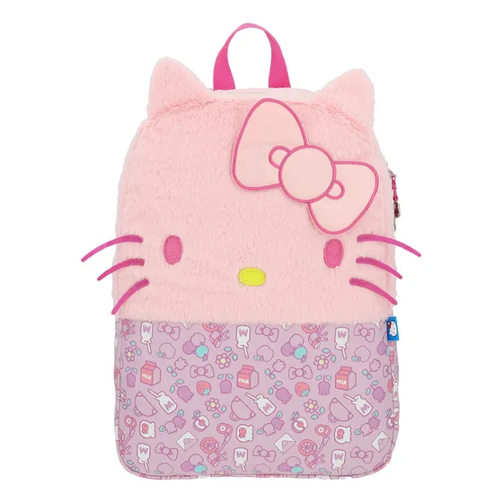Mochila Hello Kitty Rosa Casual Brillos