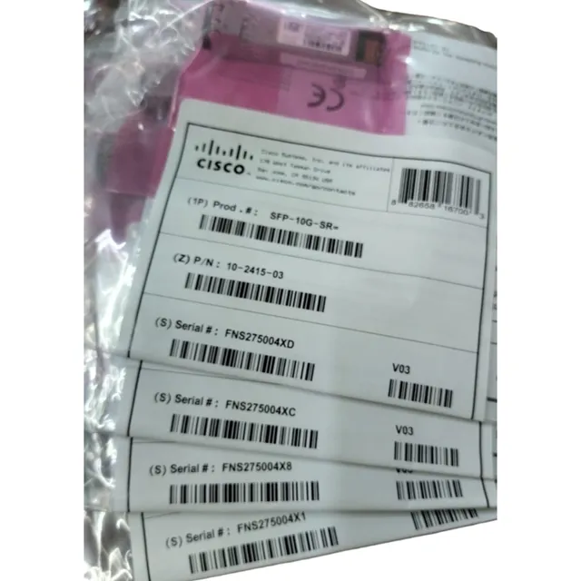 Cisco Sfp-10g-sr Producto Original, Sellado, Nuevo, En Stock