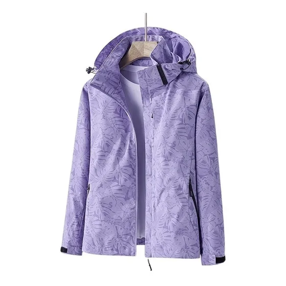 Chaqueta Cortavientos Estampada Chaqueta Unisex
