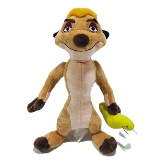 Peluche Disney Timón 30cms Suricata Felpa Color Gris