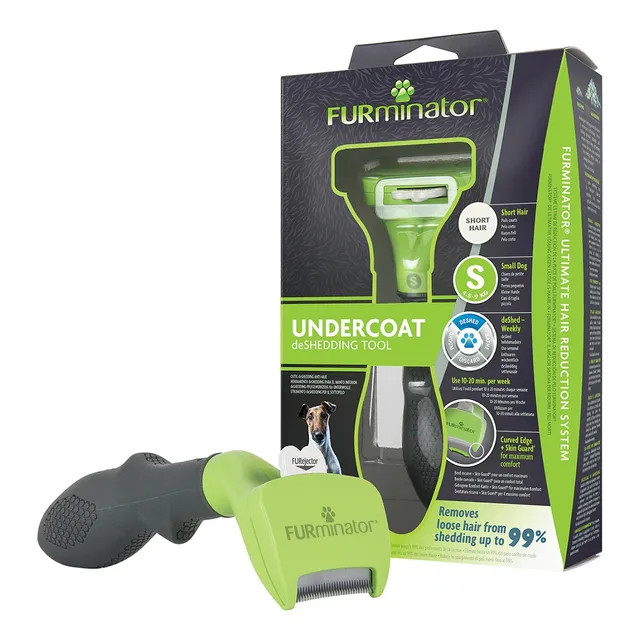 Furminator Deslanador Perro Pequeño Pelo Corto Color Verde claro