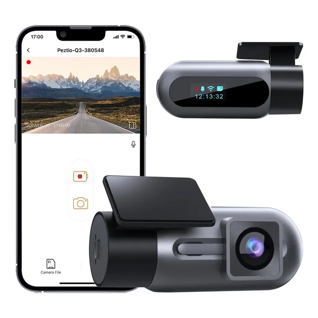 Dash Cam Wifi Fhd 1080cámara Coche Cámara Salpicadero Fronta